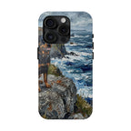 Rottweiler Acrylic Gallery Print Coastal Cliffside Phone Case | Premium Dog Prints | Tritan — view 6 of 28