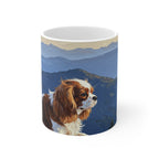 Acrylic Cavalier King Charles Spaniel - Mountain Overlook | Ceramic Mug 11oz