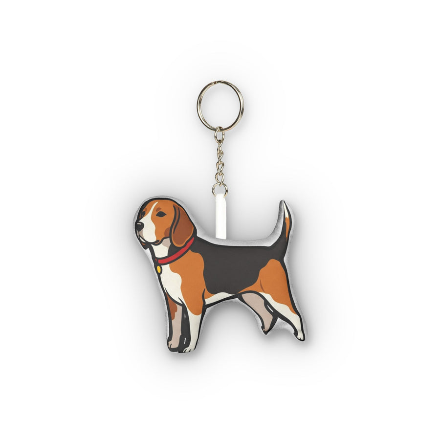 Pop Art Beagle Plush Keychain | Tritan