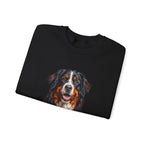 Bernese Mountain Dog Sweatshirt | Painterly Dog Art Crewneck | Berner Mom Gift | Cozy Pullover for Dog Lovers | Pet Portrait Apparel