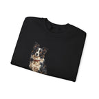Border Collie Sweatshirt | Painterly Dog Art Crewneck | Border Collie Mom Gift | Cozy Pullover for Dog Lovers | Pet Portrait Apparel