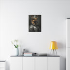 German Shepherd Kings & Queens Royal Portrait Canvas Wall Art, Regal Dog Painting, German Shepherd Lover Gift, Stretched Canvas