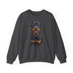 Rottweiler Sweatshirt | Painterly Dog Art Crewneck | Rottie Mom Gift | Cozy Pullover for Dog Lovers | Pet Portrait Apparel