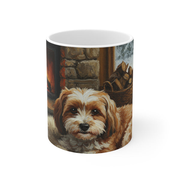 Acrylic Havanese - Winter Hearth | Ceramic Mug 11oz