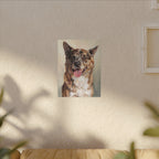 Apollo — Custom Shiba × Pomeranian Portrait Canvas