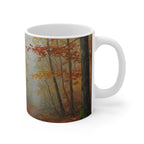 Acrylic Rottweiler - Autumn Woods | Ceramic Mug 11oz