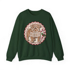 English Bulldog Gingerbread Christmas Crewneck Sweatshirt — primary view