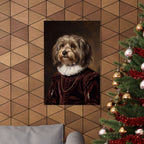 Havanese Renaissance Royal Portrait Matte Poster, Regal Dog Art Print, Havanese Lover Gift, Wall Art