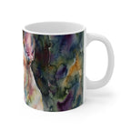 French Bulldog Watercolor Ceramic Coffee Mug 11oz, Soft Dog Painting, French Bulldog Lover Gift
