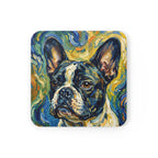 French Bulldog Post-Impressionist Oil Painting Coaster | Dog Lover Gift | Pet Decor for Home | Cute Frenchie Art