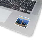 Acrylic Yorkshire Terrier - Mountain Overlook | Kiss-Cut Stickers