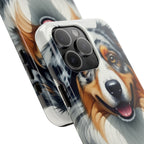 Australian Shepherd Watercolor Wildflower Field Phone Case | Premium Dog Prints | Tritan — view 23 of 28