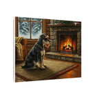 Miniature Schnauzer Canvas Wall Art | Acrylic Painting Dog Gift | Schnauzer Art Print | Pet Lover Decor Ready to Hang