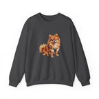 Pomeranian Sweatshirt | Painterly Dog Art Crewneck | Pom Mom Gift | Cozy Pullover for Dog Lovers | Pet Portrait Apparel