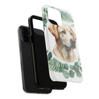 Labrador Retriever Watercolor Botanical Wreath Phone Case | Premium Dog Prints | Tritan — view 25 of 28