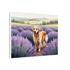 Golden Retriever Watercolor Canvas Wall Art, Dog Lover Gift, Pet Art Print, Dog Mom Decor, Ready to Hang Stretched Canvas