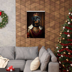 Rottweiler Kings & Queens Royal Portrait Matte Poster, Regal Dog Art Print, Rottweiler Lover Gift, Wall Art