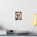 Boston Terrier Comic Art Canvas - Energetic Pop Art Dog Print - Retro Halftone Wall Decor