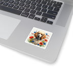 Poodle Watercolor Wildflower Field Kiss-Cut Stickers | Premium Dog Prints | Tritan — view 11 of 12