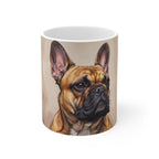 French Bulldog Oil Portrait Ceramic Mug 11oz | Premium Dog Art | Tritan
