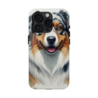 Australian Shepherd Watercolor Wildflower Field Phone Case | Premium Dog Prints | Tritan — view 6 of 28