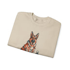 German Shepherd Halloween Crewneck | Werewolf Dog Crewneck Sweatshirt Gift