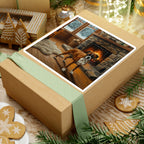 Acrylic Boxer - Winter Hearth | Kiss-Cut Stickers