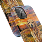 Golden Retriever Acrylic Gallery Print Sunset Prairie Phone Case | Premium Dog Prints | Tritan — view 13 of 24