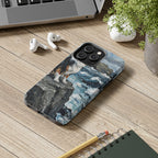 Acrylic Gallery Print Australian Shepherd - Coastal Cliffside | Tough Phone Case — view 12 of 28