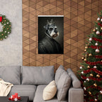 Miniature Schnauzer Kings & Queens Royal Portrait Matte Poster, Regal Dog Art Print, Miniature Schnauzer Lover Gift, Wall Art