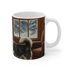 Acrylic Siberian Husky - Winter Hearth | Ceramic Mug 11oz