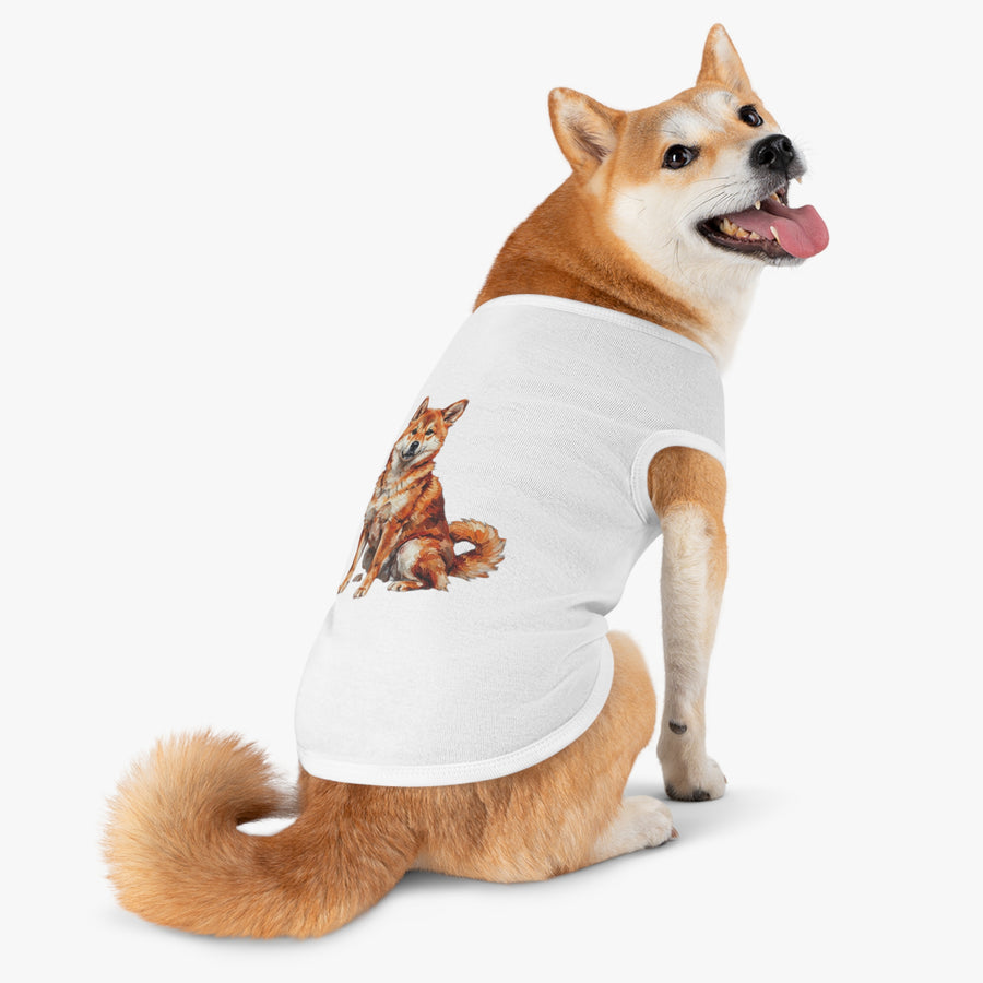 Shiba Inu Dog Shirt | Painterly Pet Tee | Matching Dog & Owner Set | Shiba Lover Gift | Cute Dog Apparel