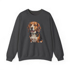 Beagle Sweatshirt | Painterly Dog Art Crewneck | Beagle Mom Gift | Cozy Pullover for Dog Lovers | Pet Portrait Apparel