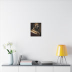 Cane Corso Renaissance Royal Portrait Canvas Wall Art, Regal Dog Painting, Cane Corso Lover Gift, Stretched Canvas