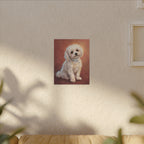 Maltese — Painted Portrait Canvas (Style B)