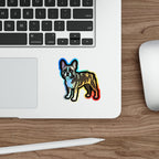 Pop Art French Bulldog Holo Sticker | Tritan