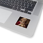 Shih Tzu Kings & Queens Royal Portrait Sticker, Dog Portrait Vinyl Decal, Kiss-Cut Sticker, Shih Tzu Lover Gift