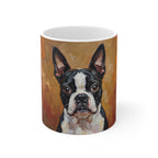Boston Terrier Cozy Set — 2-Piece Blanket + Mug Gift Set | Autumn Woods | Tritan