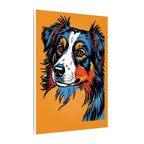 Comic Book Australian Shepherd Canvas — Bold Dog Wall Art