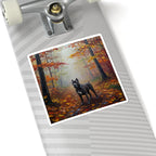 Acrylic Gallery Print Cane Corso - Autumn Woods | Kiss-Cut Stickers