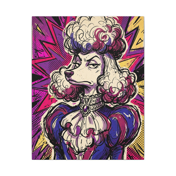 The Aristocrat Standard Poodle - V6 Extreme Comic Edition Canvas