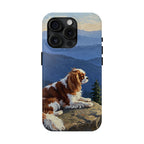 Acrylic Cavalier King Charles Spaniel - Mountain Overlook | Tough Phone Case