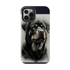 Charcoal Rottweiler Rottweiler Tough Phone Case - Rottweiler pride — gentle giants deserve great art — view 48 of 103