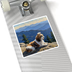 Acrylic Shih Tzu - Mountain Overlook | Kiss-Cut Stickers
