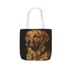 Golden Retriever Tote Bag | Painterly Dog Art Canvas Tote | Golden Mom Gift | Dog Lover Market Bag | Pet Portrait Accessory