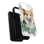 Corgi Watercolor Botanical Wreath Phone Case | Premium Dog Prints | Tritan — view 16 of 28