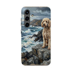Poodle Acrylic Gallery Print Coastal Cliffside Phone Case | Premium Dog Prints | Tritan — view 9 of 28