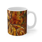 French Bulldog Low Poly Warm Jewel Ceramic Mug 11oz | Dog Lover Gift