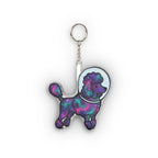 Cosmic Poodle Plush Keychain | Tritan