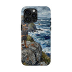 Rottweiler Acrylic Gallery Print Coastal Cliffside Phone Case | Premium Dog Prints | Tritan — view 8 of 28